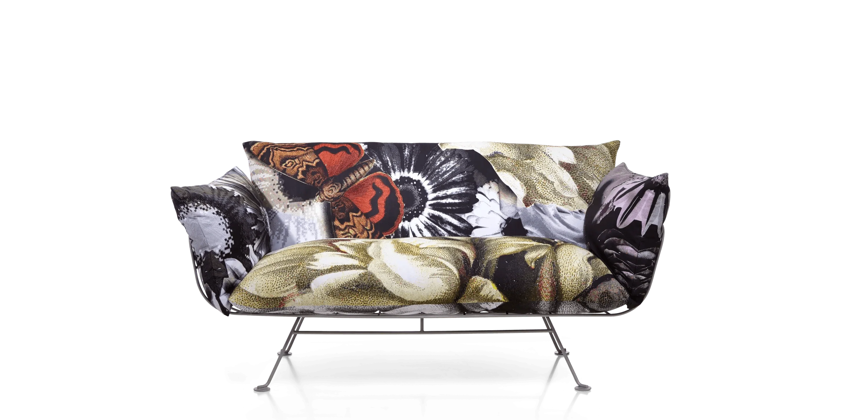 Sofa NEST steel base Moooi Eye on Design