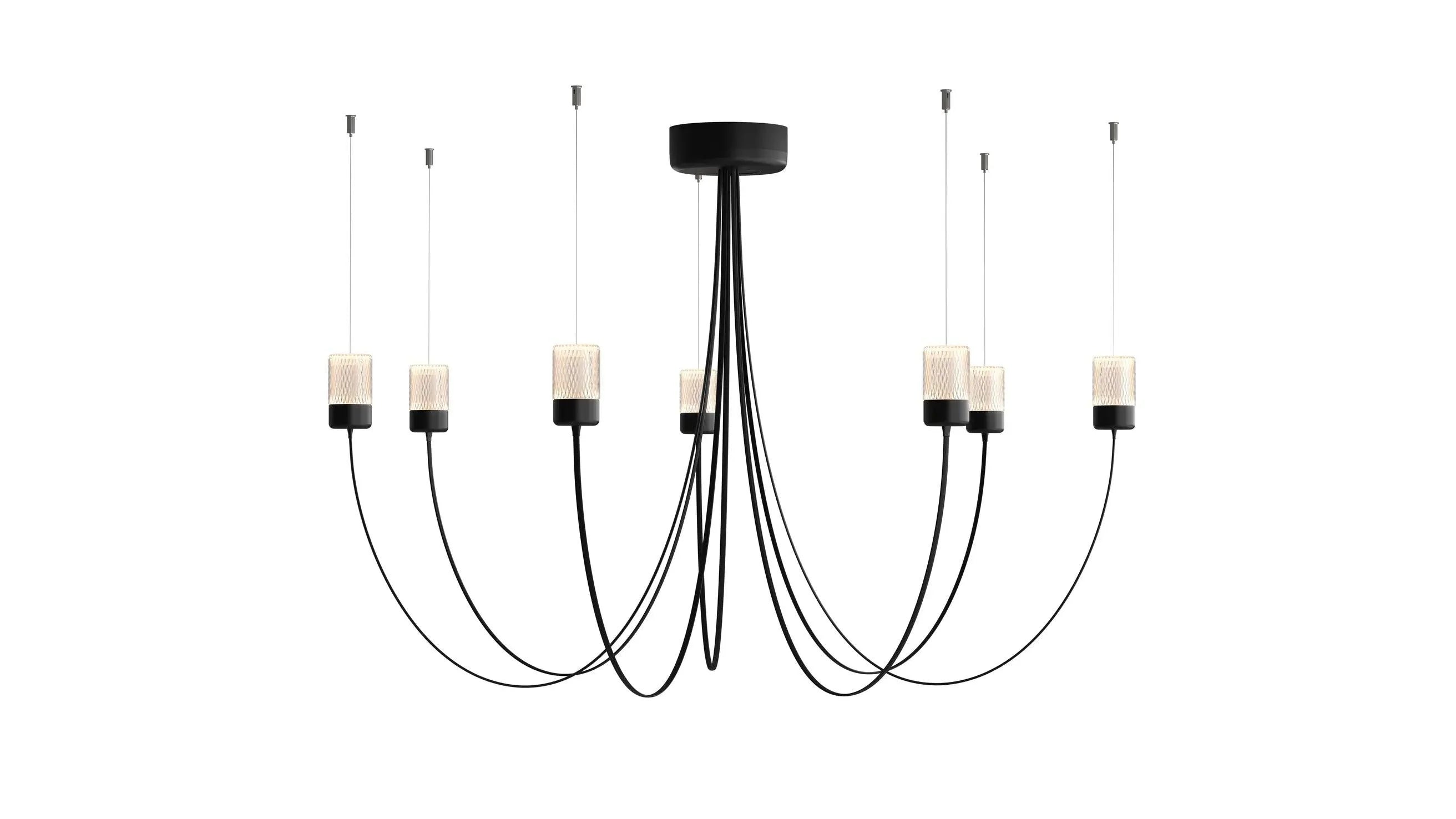 Chandelier GRAVITY CHANDLIER black Moooi 7 Eye on Design