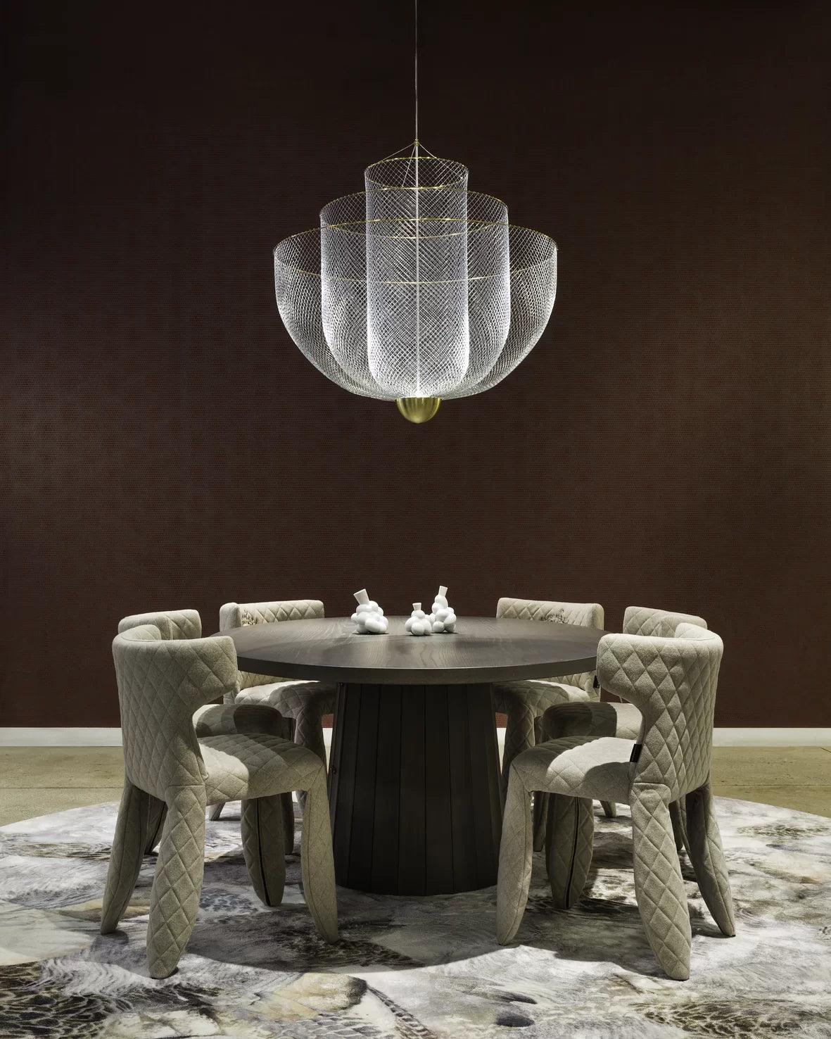 MESHMATICS chandelier brass Moooi Eye on Design