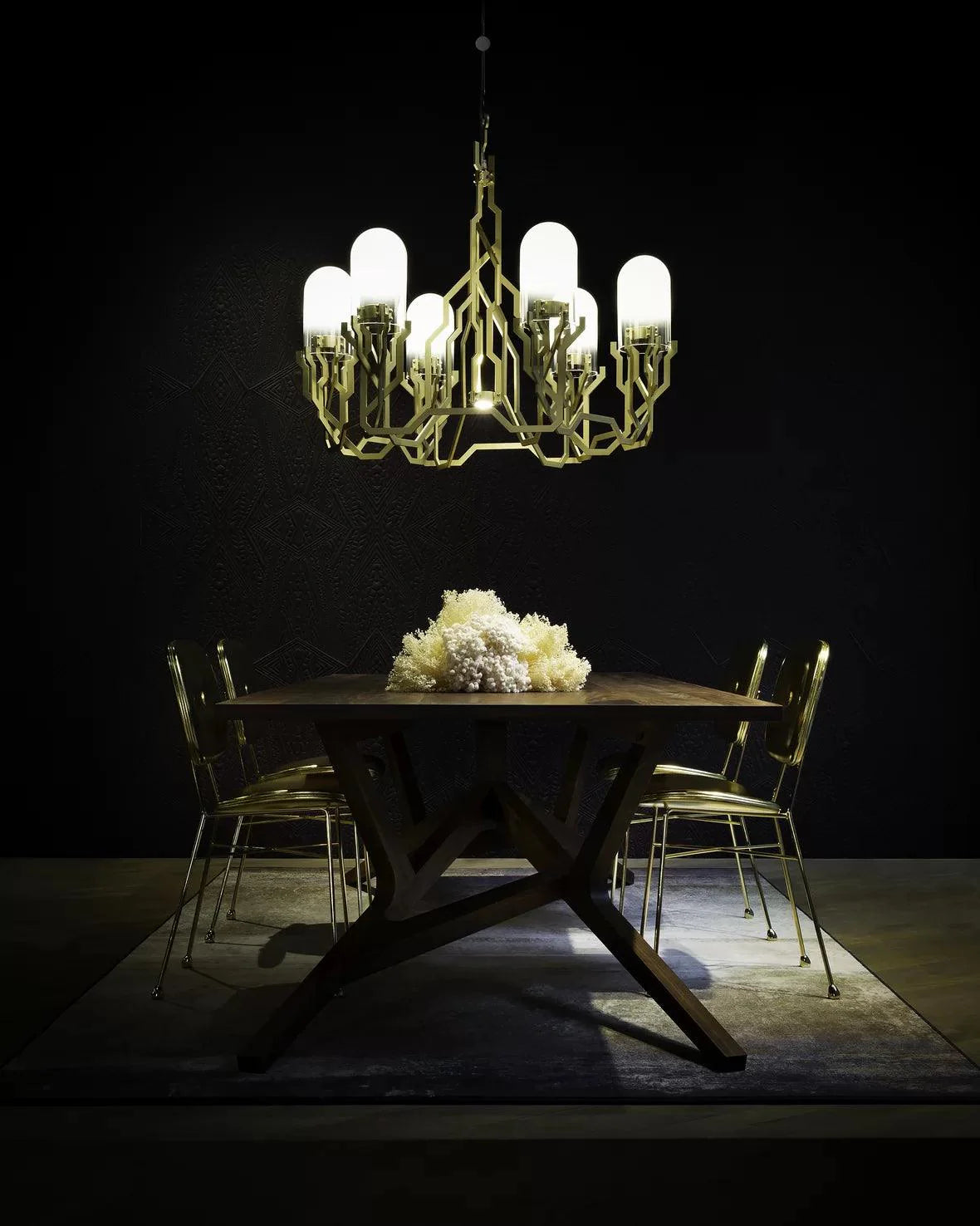 Chandelier PLANT steel Moooi Eye on Design