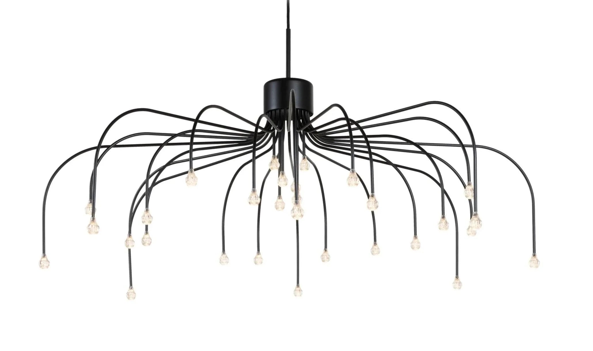 STARFALL LIGHT chandelier black Moooi Eye on Design