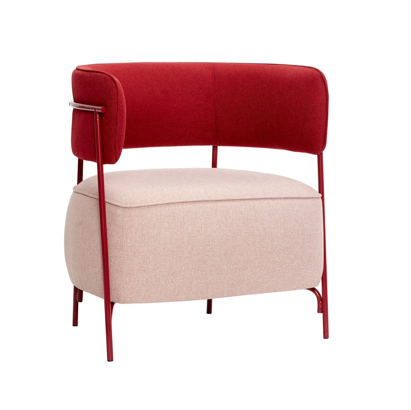 BERRY beige with red armchair