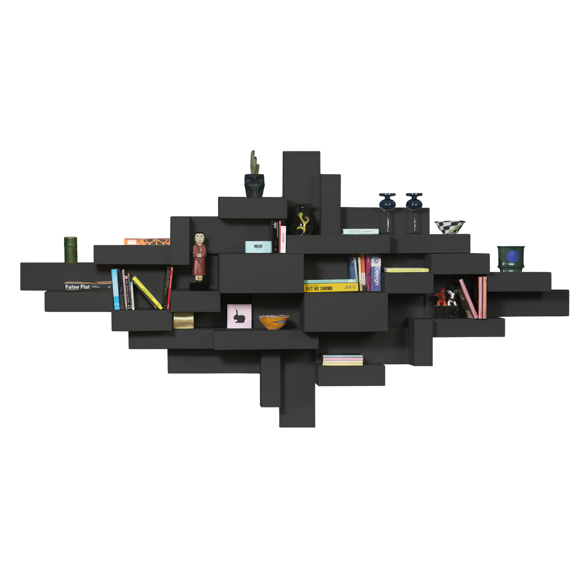 PRIMITIVE bookshelf black, QeeBoo, Eye on Design