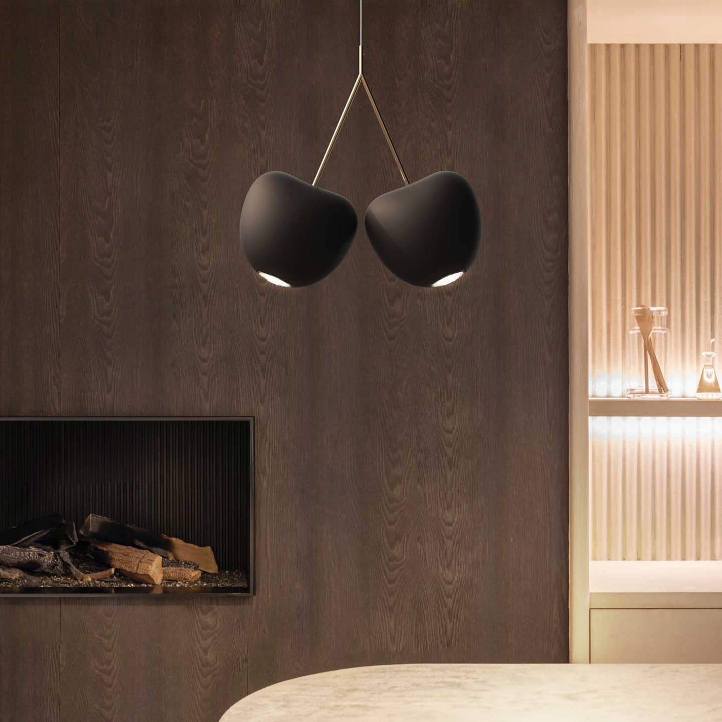 Cherry lamps from Qeeboo is a designer ceiling lamp, designed by Nina Zupanc. Intriguing, original and captivating shape. It will catch the eye of every guest, and its unusual design will be the icing on your cake. This amazing project was created from recycling.
