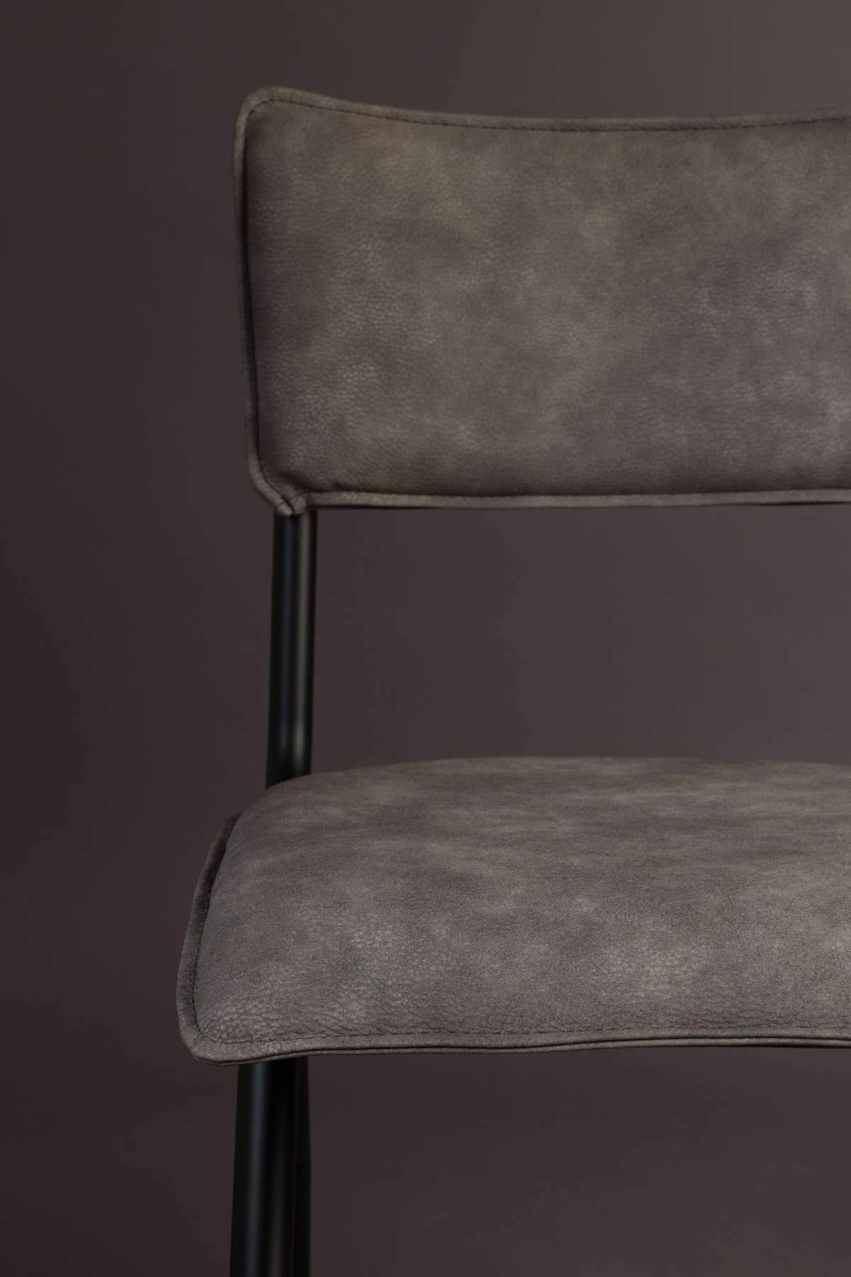 WILLOW chair eco leather grey, Dutchbone, Eye on Design