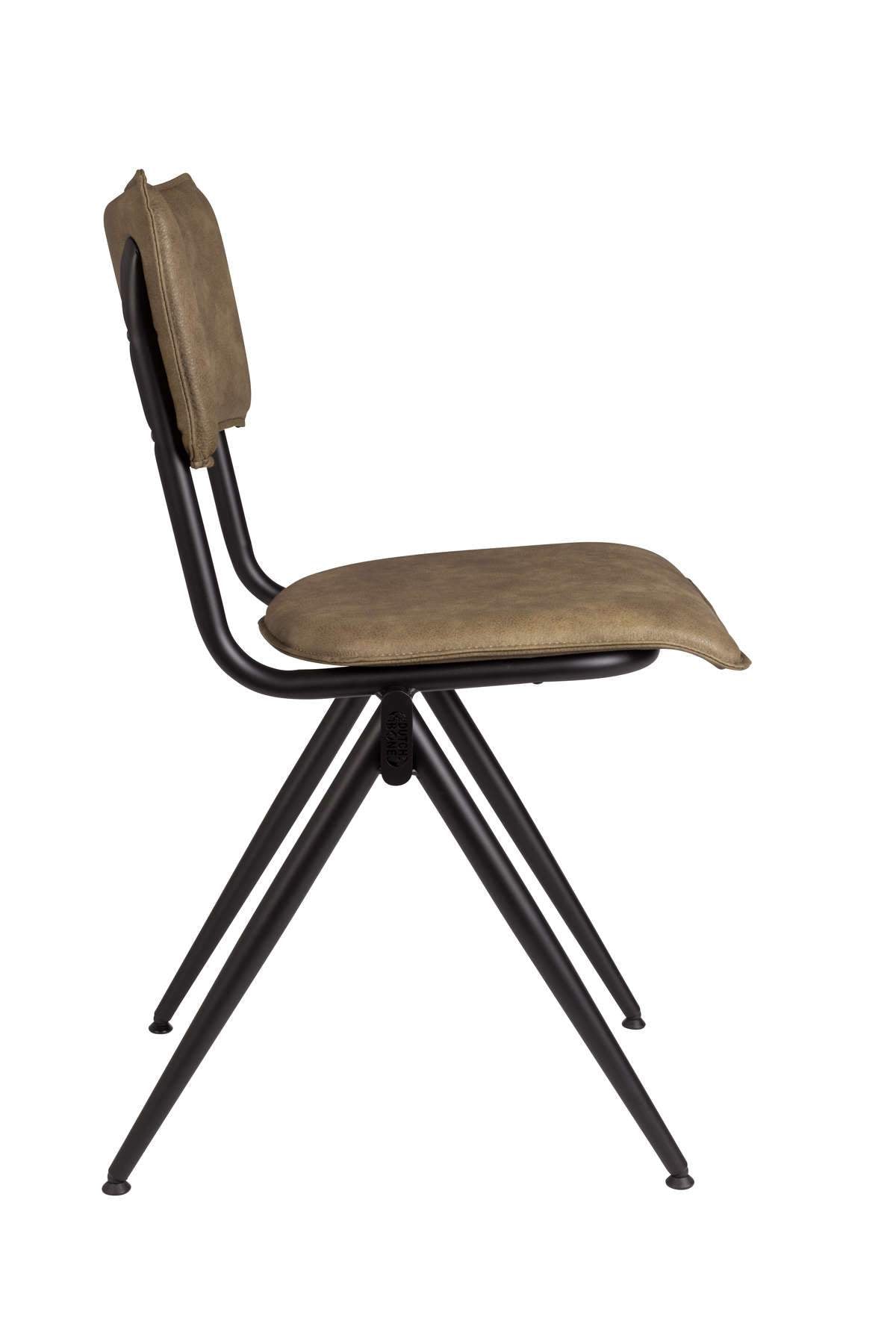 WILLOW chair eco leather green, Dutchbone, Eye on Design