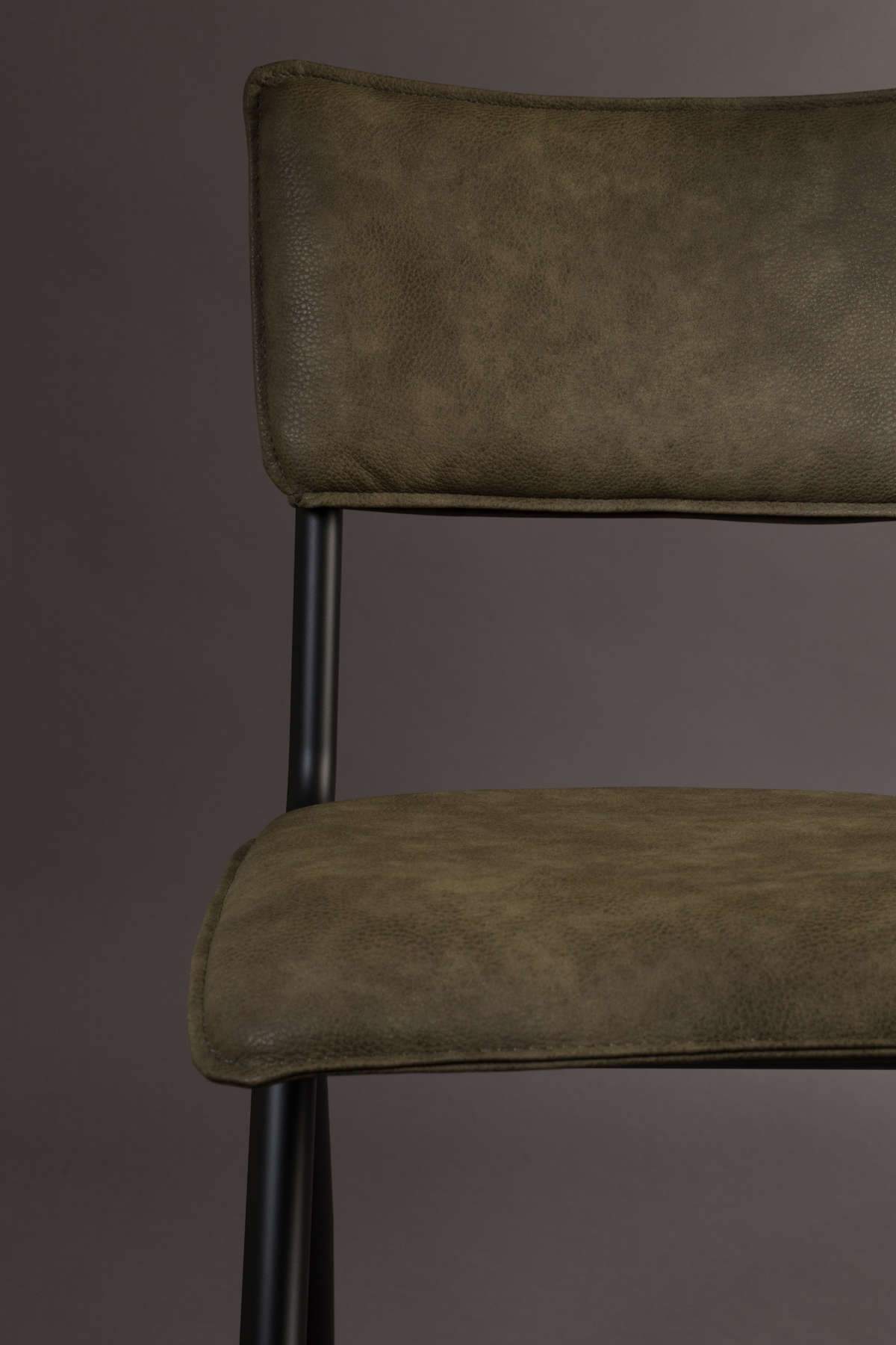 WILLOW chair eco leather green, Dutchbone, Eye on Design