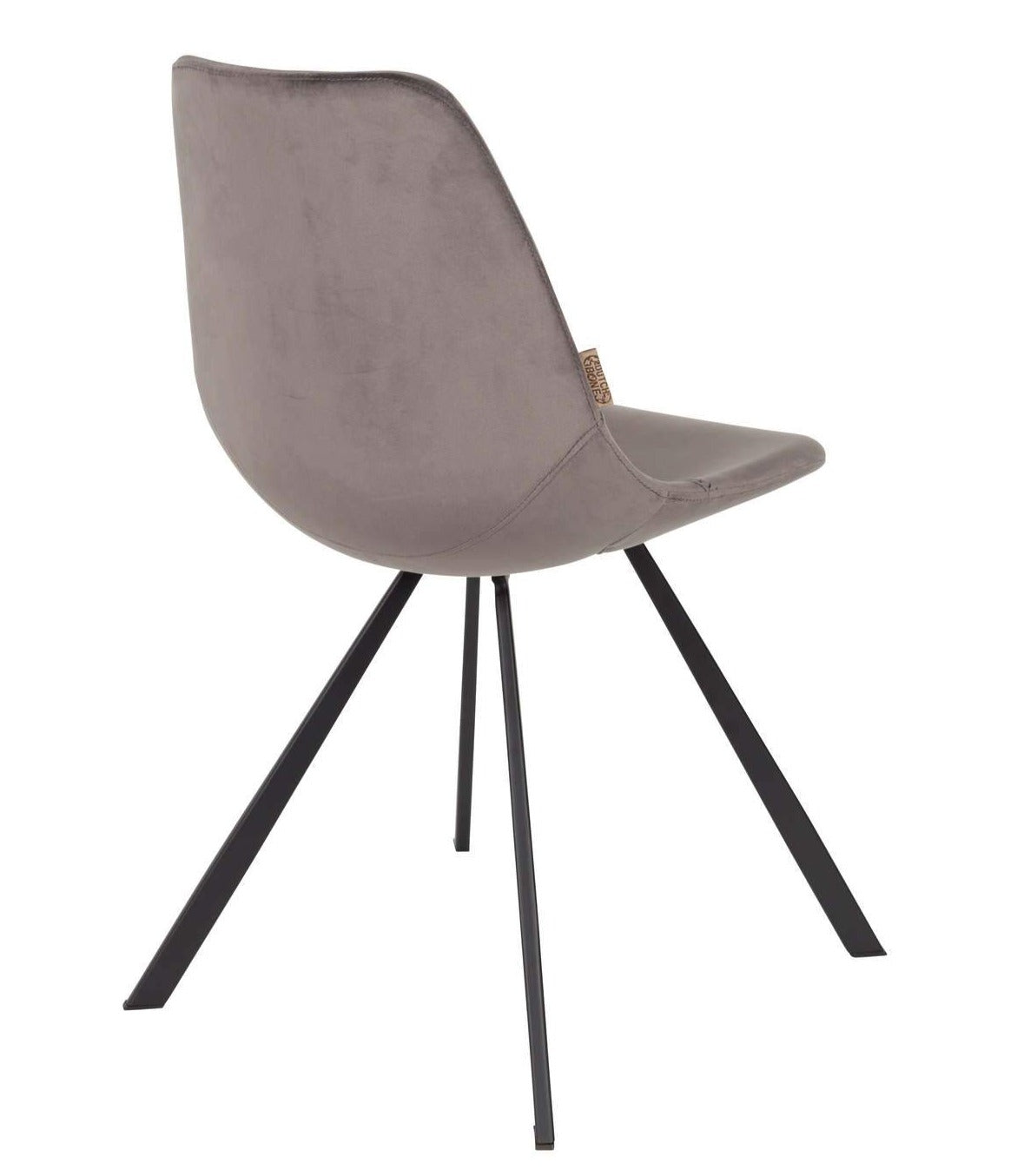 FRANKY VELVET chair grey, Dutchbone, Eye on Design