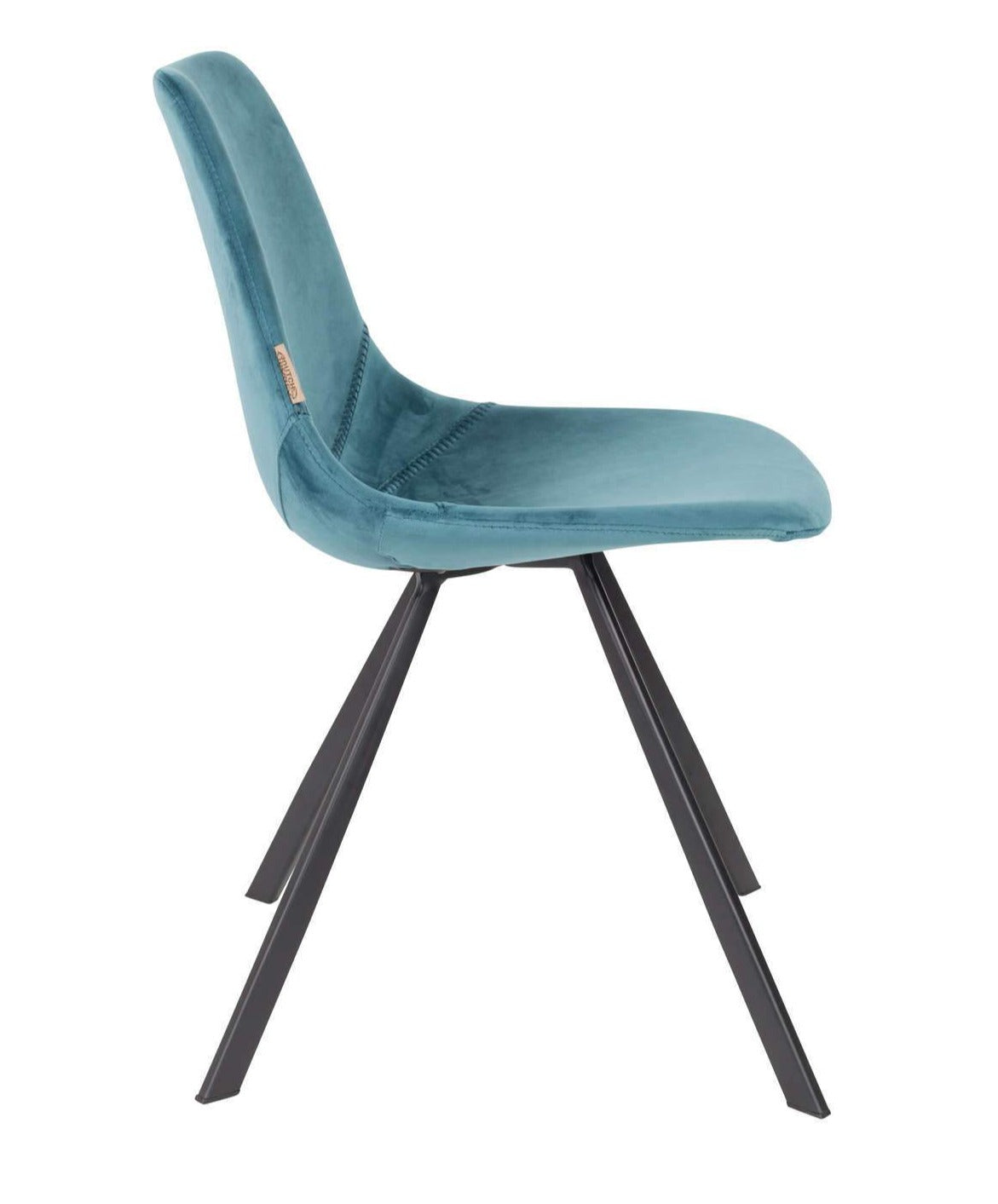 FRANKY VELVET chair blue, Dutchbone, Eye on Design