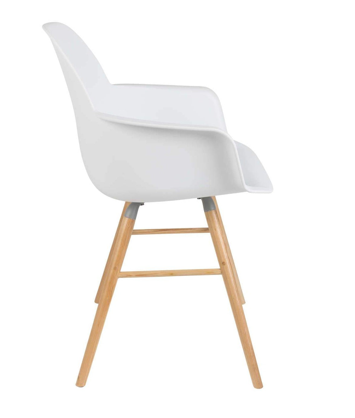 Chair with armrests ALBERT KUIP white, Zuiver, Eye on Design