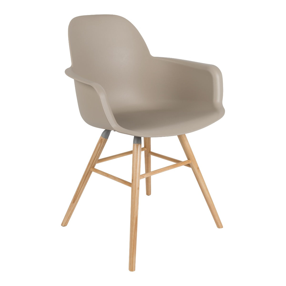 The Alebert Kuip armchair is a combination that will work great both in a modern office as well as in the Scandinavian dining room. The comfort of use is provided by armrests that make you not want to get up. The seat is made of the highest quality plastic in a distinct color. The legs are made of ash wood, which was covered with varnish, which makes them perfectly combined with the aluminum frame, creating extraordinary consistency together.