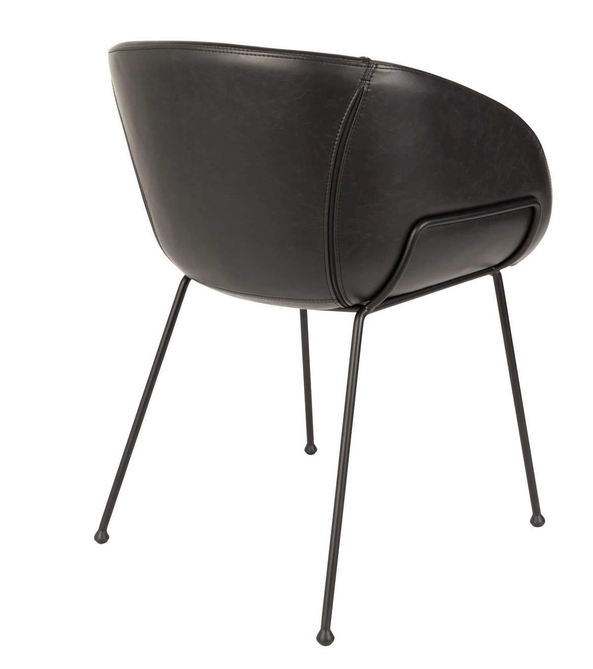 FESTON eco leather armchair black, Zuiver, Eye on Design