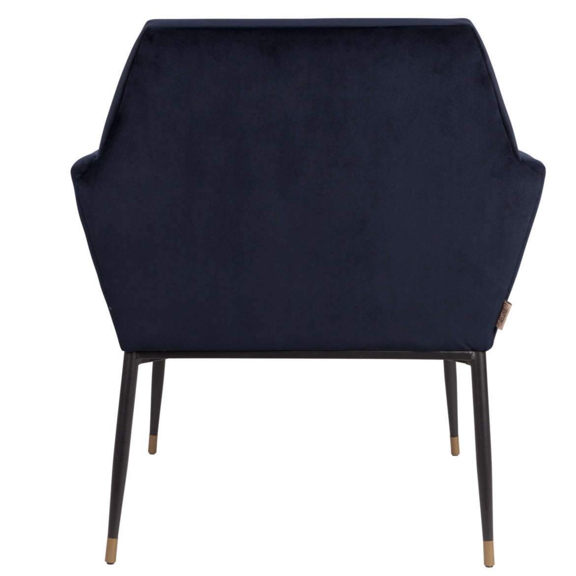 KATE armchair navy blue