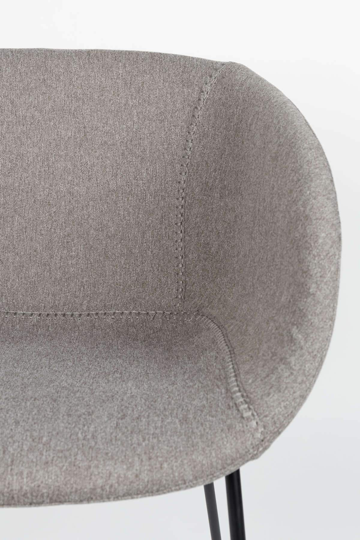Low bar stool FESTON grey, Zuiver, Eye on Design