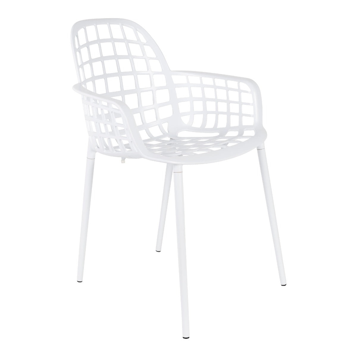 The Albert Kuip chair is an amazing combination that will be great for both a modern terrace and a boho dining room. Yes, this piece of furniture can stand both indoors and outside. The seat, although it looks very light, was made of thick aluminum, which means that it weighs more, but is also more resistant to weather conditions such as rain or snow.