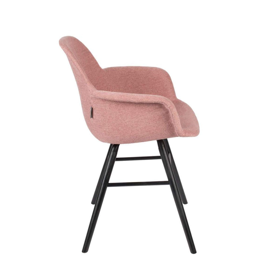 Chair with armrests ALBERT KUIP pink, Zuiver, Eye on Design