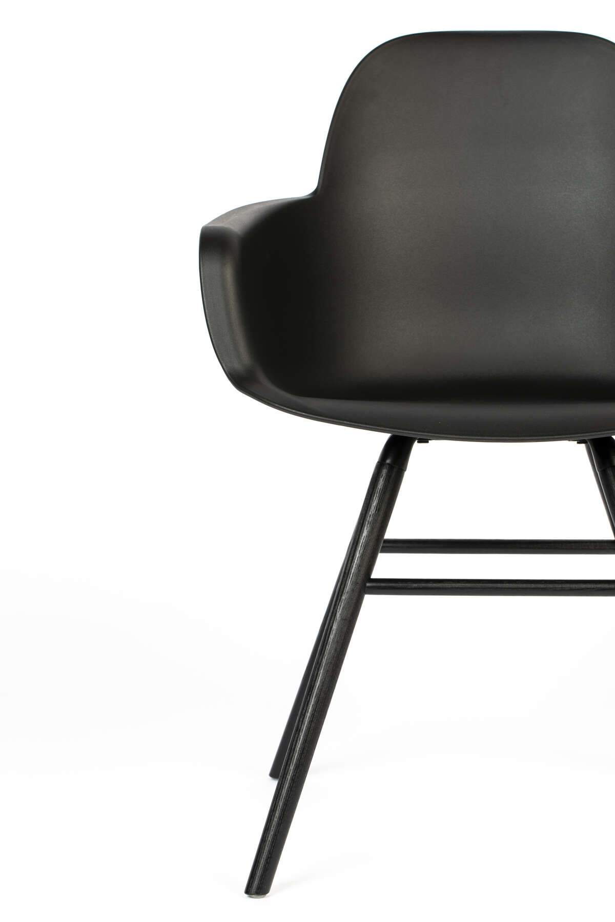 Chair with armrests ALBERT KUIP black, Zuiver, Eye on Design