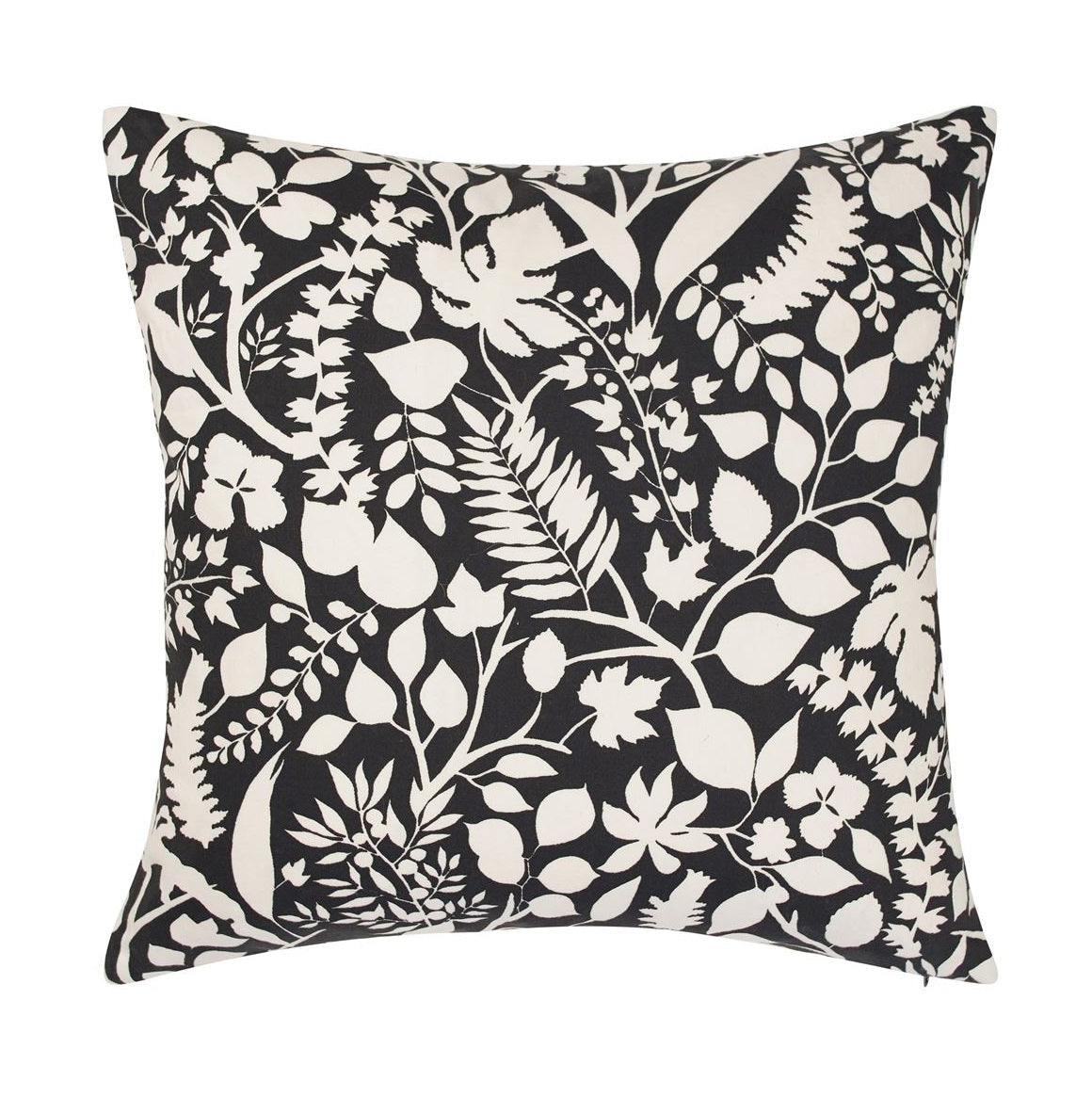 Double-sided pillow DAME NATURE PRINTEMPS cotton satin - Eye on Design