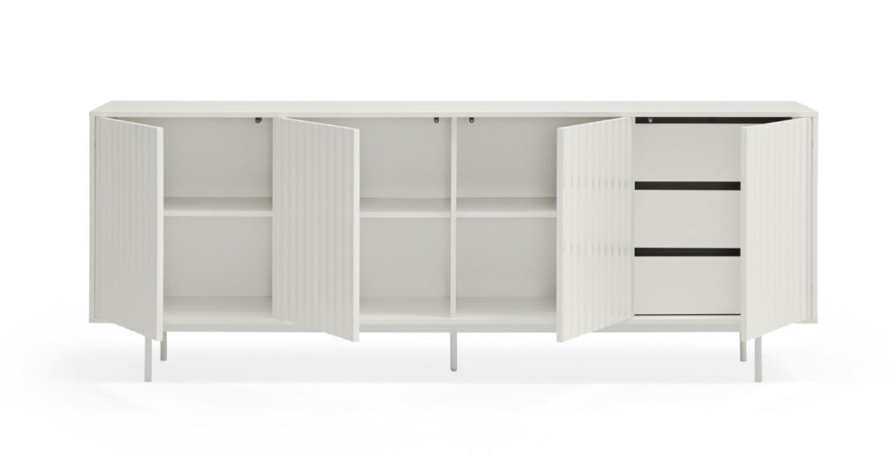 SIERRA chest of drawers white
