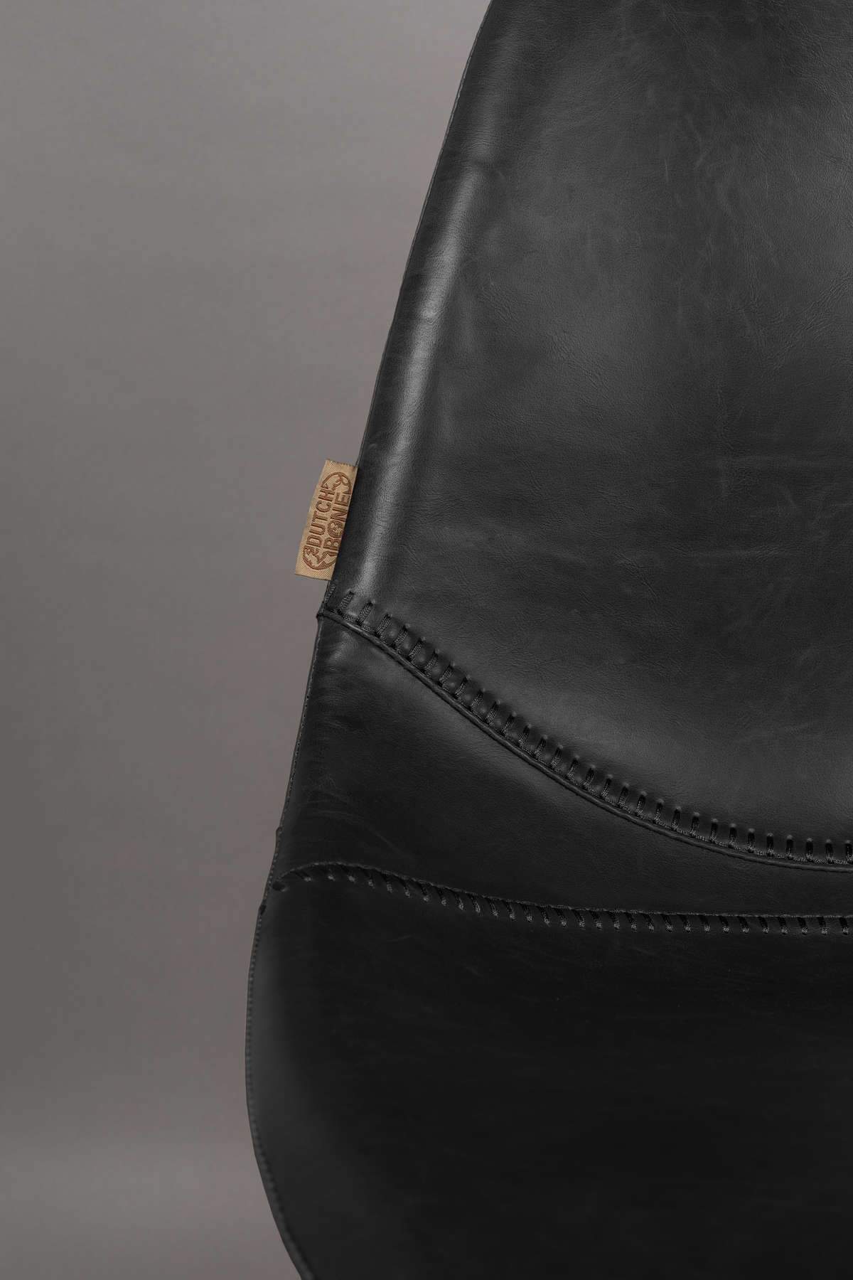 Office chair FRANKY eco leather black, Dutchbone, Eye on Design