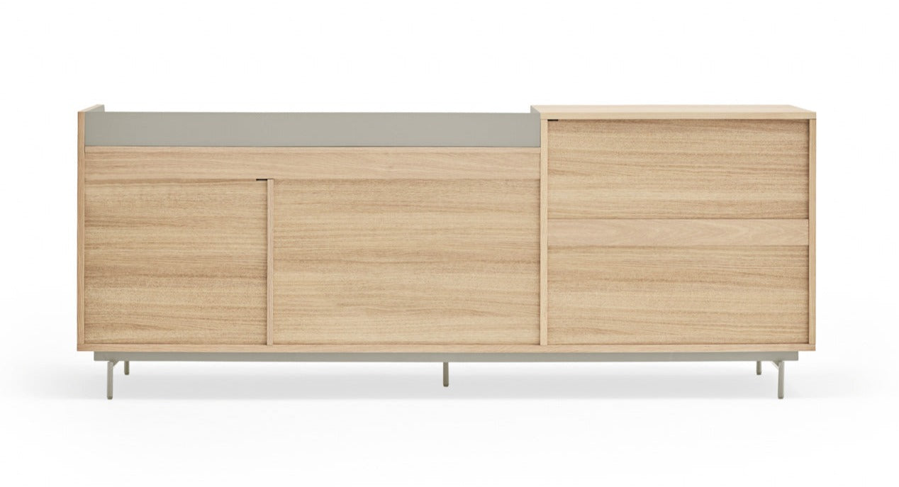 VALLEY chest of drawers natural oak  with light finish