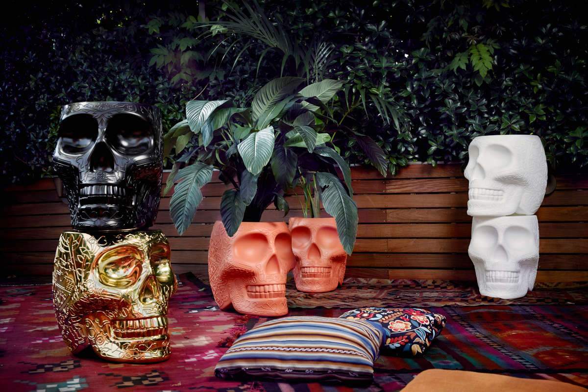 MEXICO flowerpot cream white, QeeBoo, Eye on Design