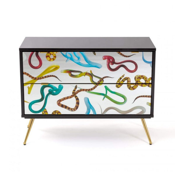 SNAKES cabinet with 2 drawers