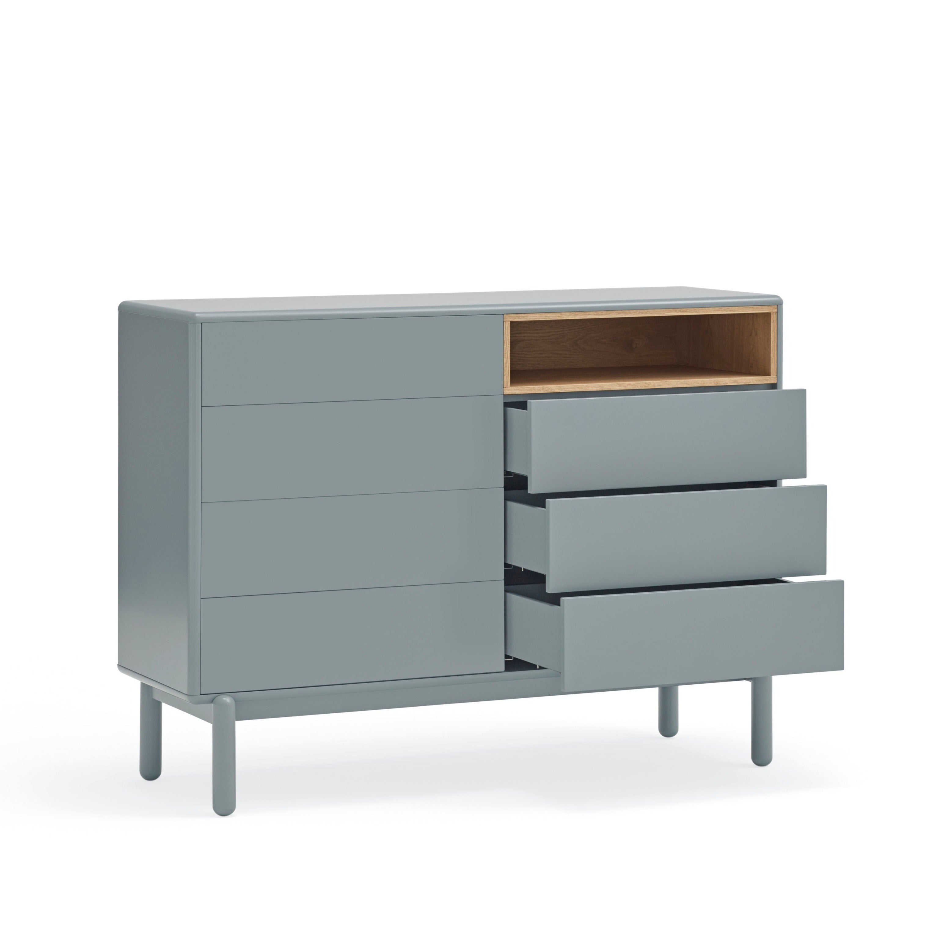 CORVO wide cabinet grey