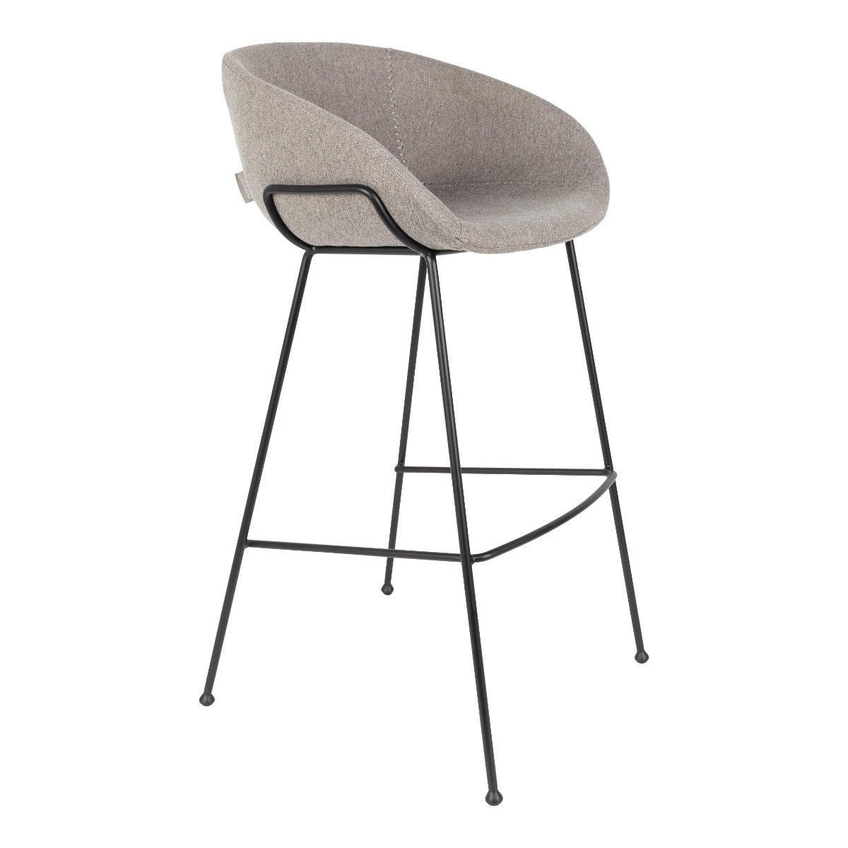 FESTON bar stool grey, Zuiver, Eye on Design