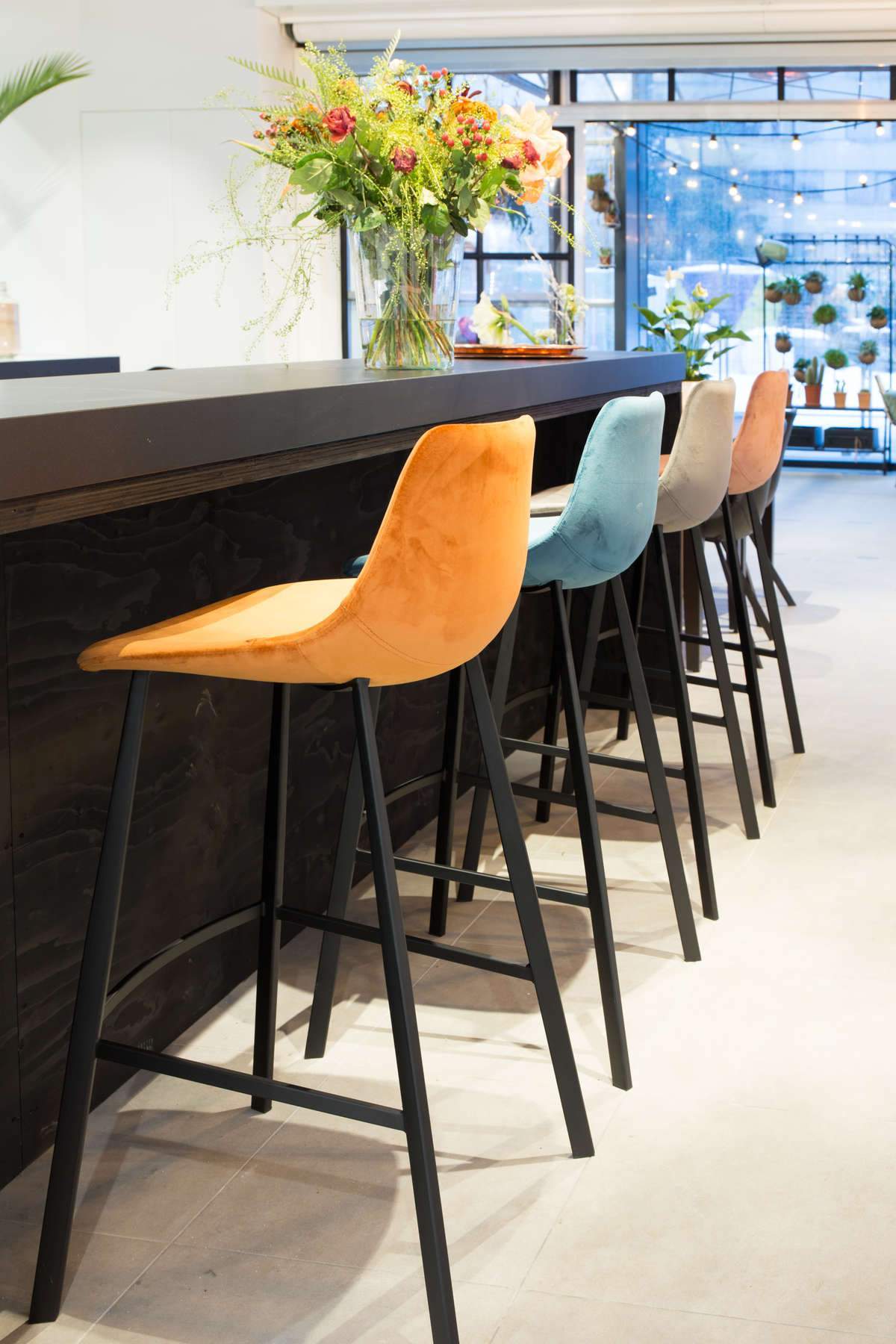 FRANKY bar chair orange, Dutchbone, Eye on Design