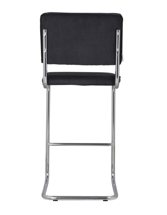 RIDGE RIB bar stool black, Zuiver, Eye on Design