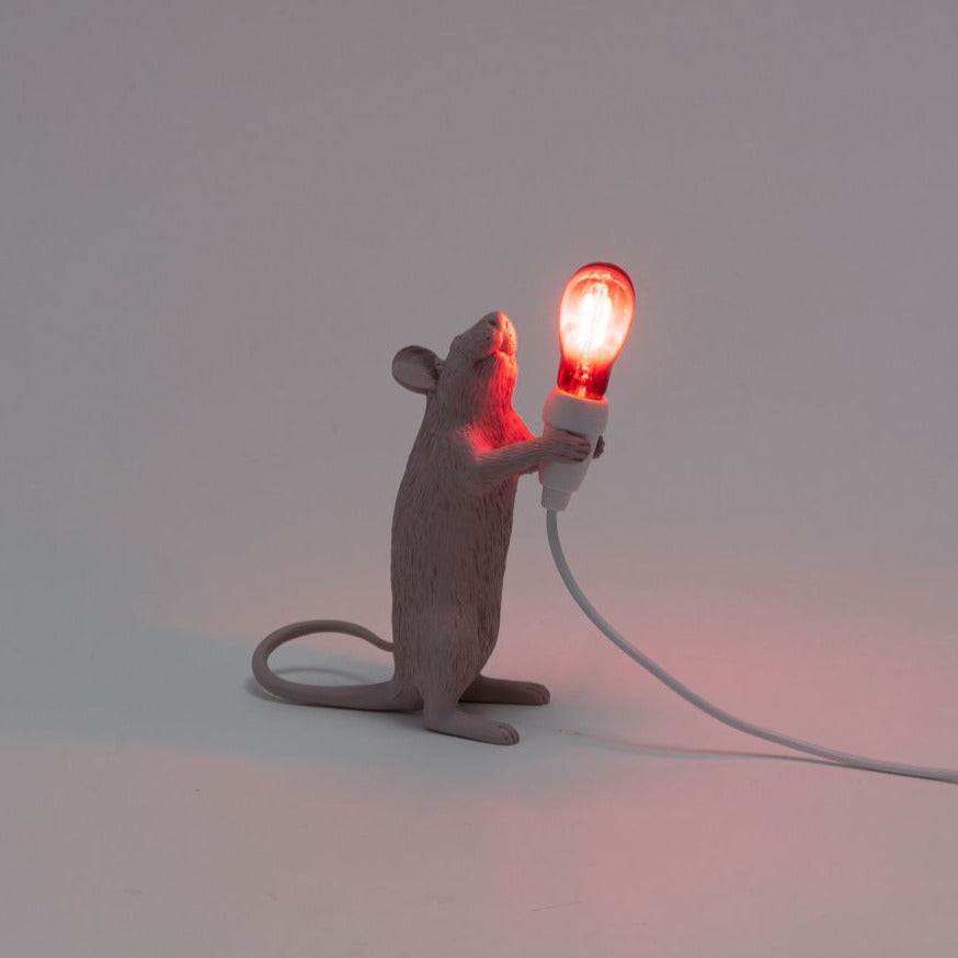 MOUSE STEP LOVE lamp soft pink
