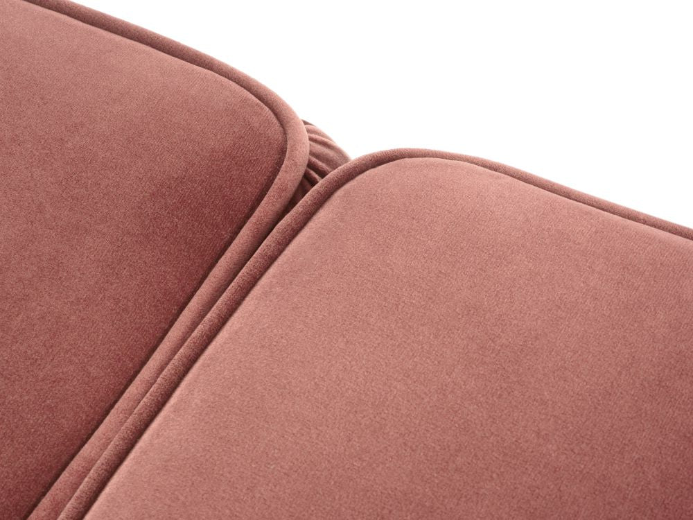 2-seater velvet sofa DAUPHINE pink