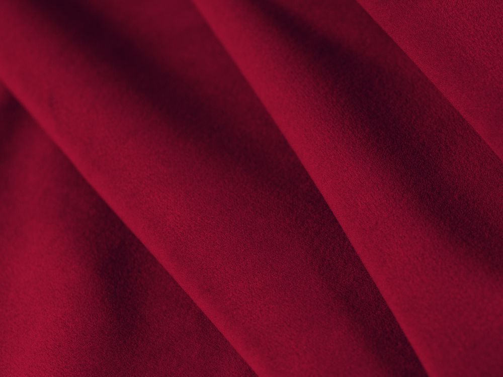 Velvet armchair DAUPHINE red