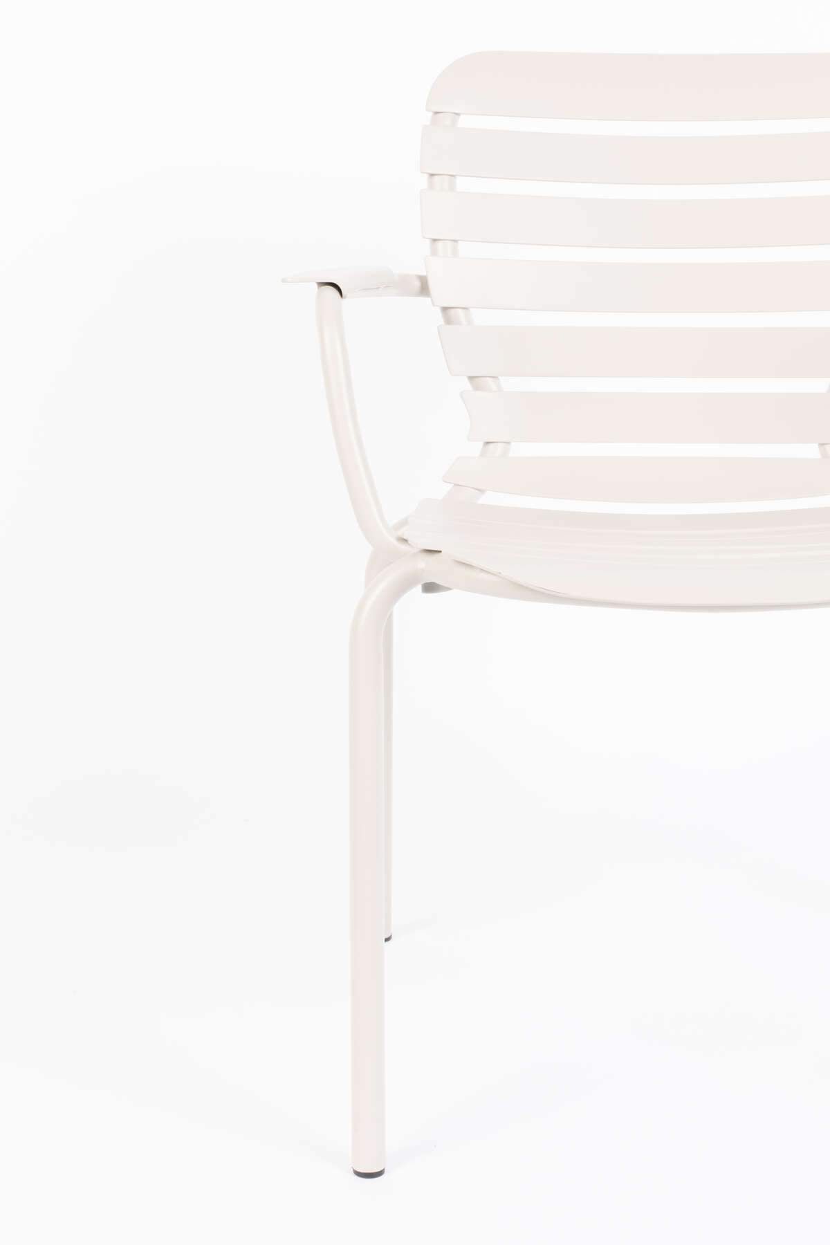Garden chair with armrests VONDEL white, Zuiver, Eye on Design