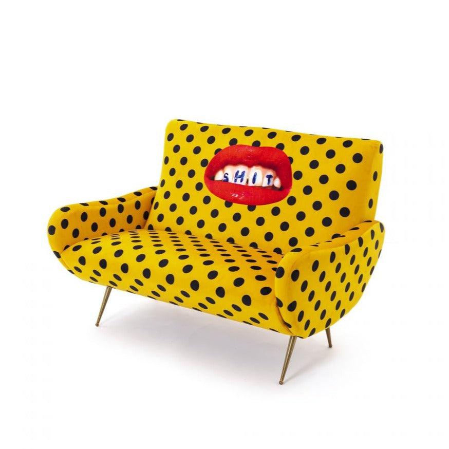 2-seater sofa SHIT yellow - Eye on Design