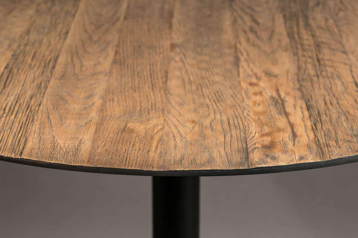 Table BRAZA ROUND in oak veneer