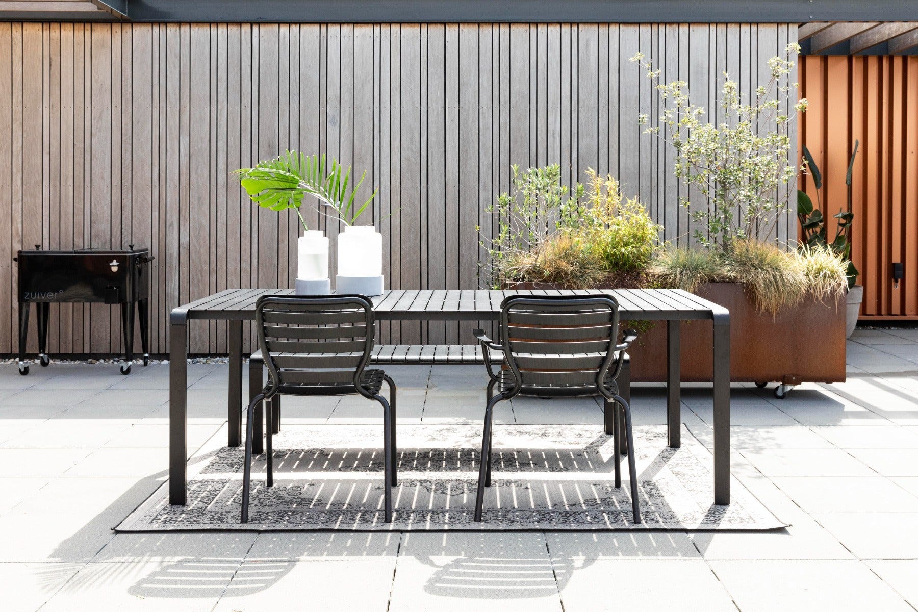 Garden table VONDEL black, Zuiver, Eye on Design