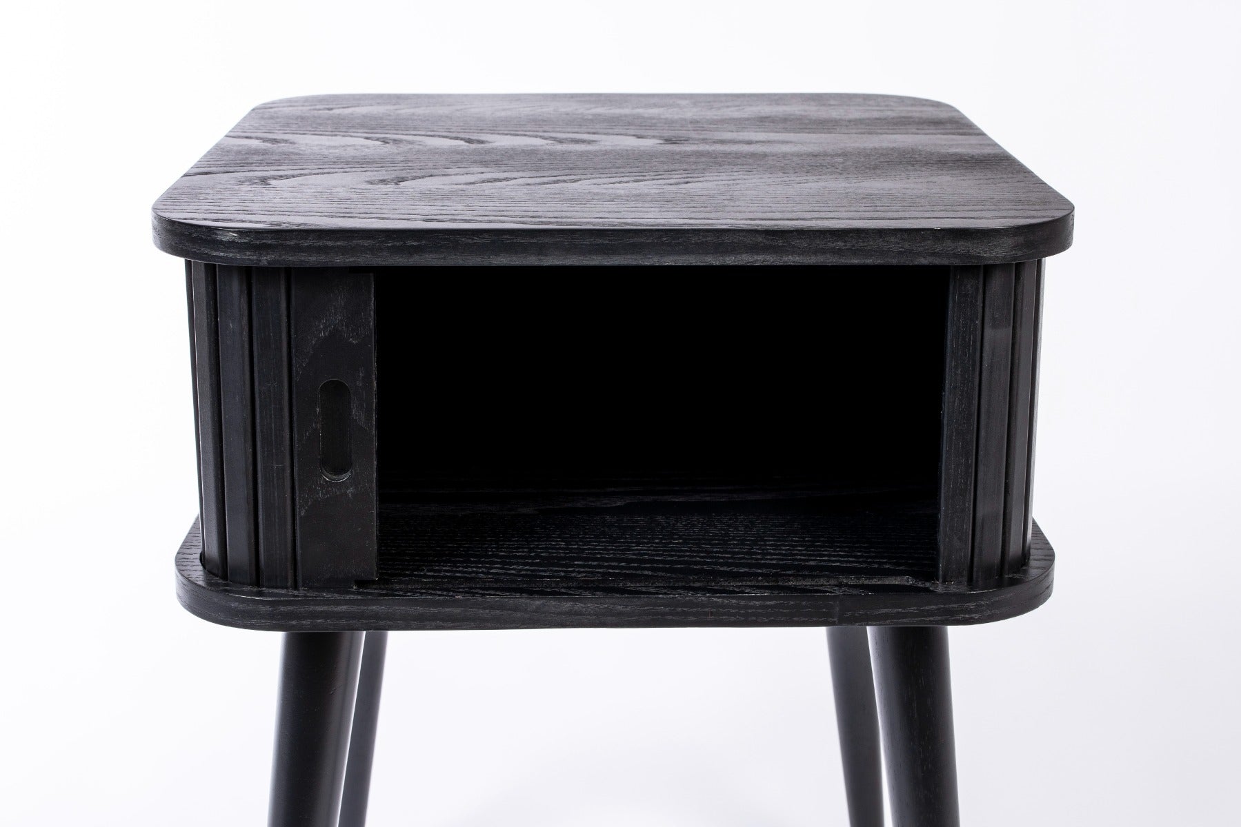 Side table BARBIER black oak