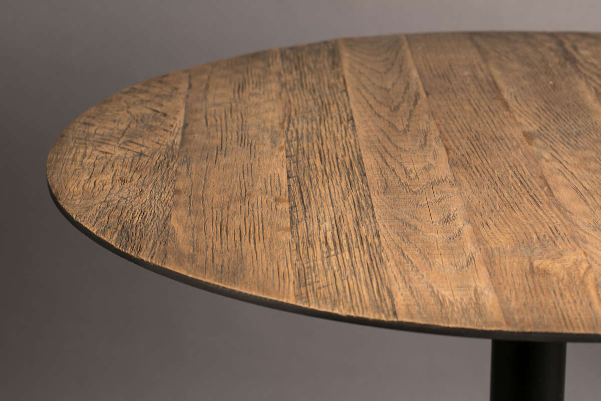 BRAZA ROUND bistro table in oak veneer