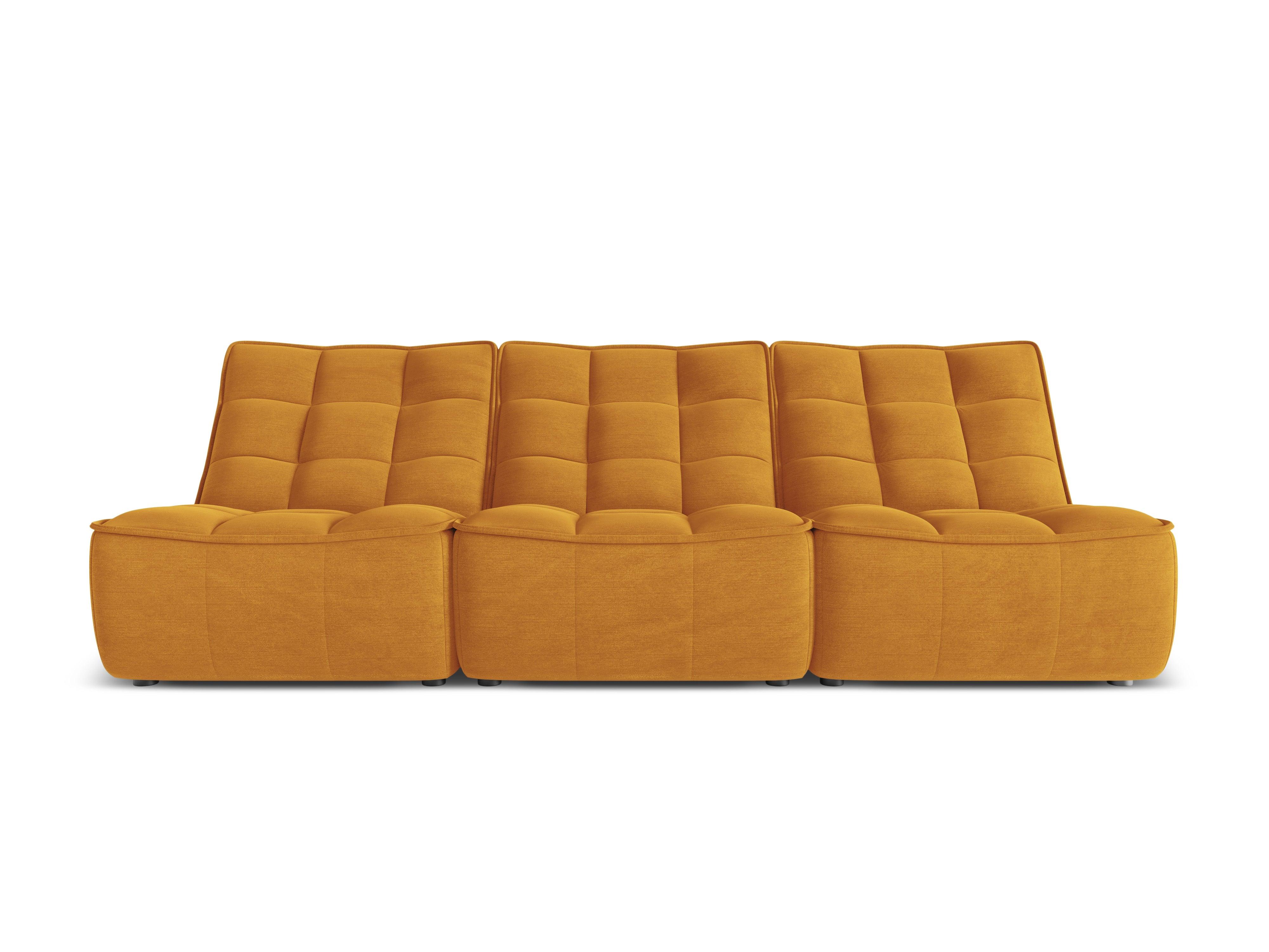 Sofa 3-osobowa MONI musztardowy, Maison Heritage, Eye on Design