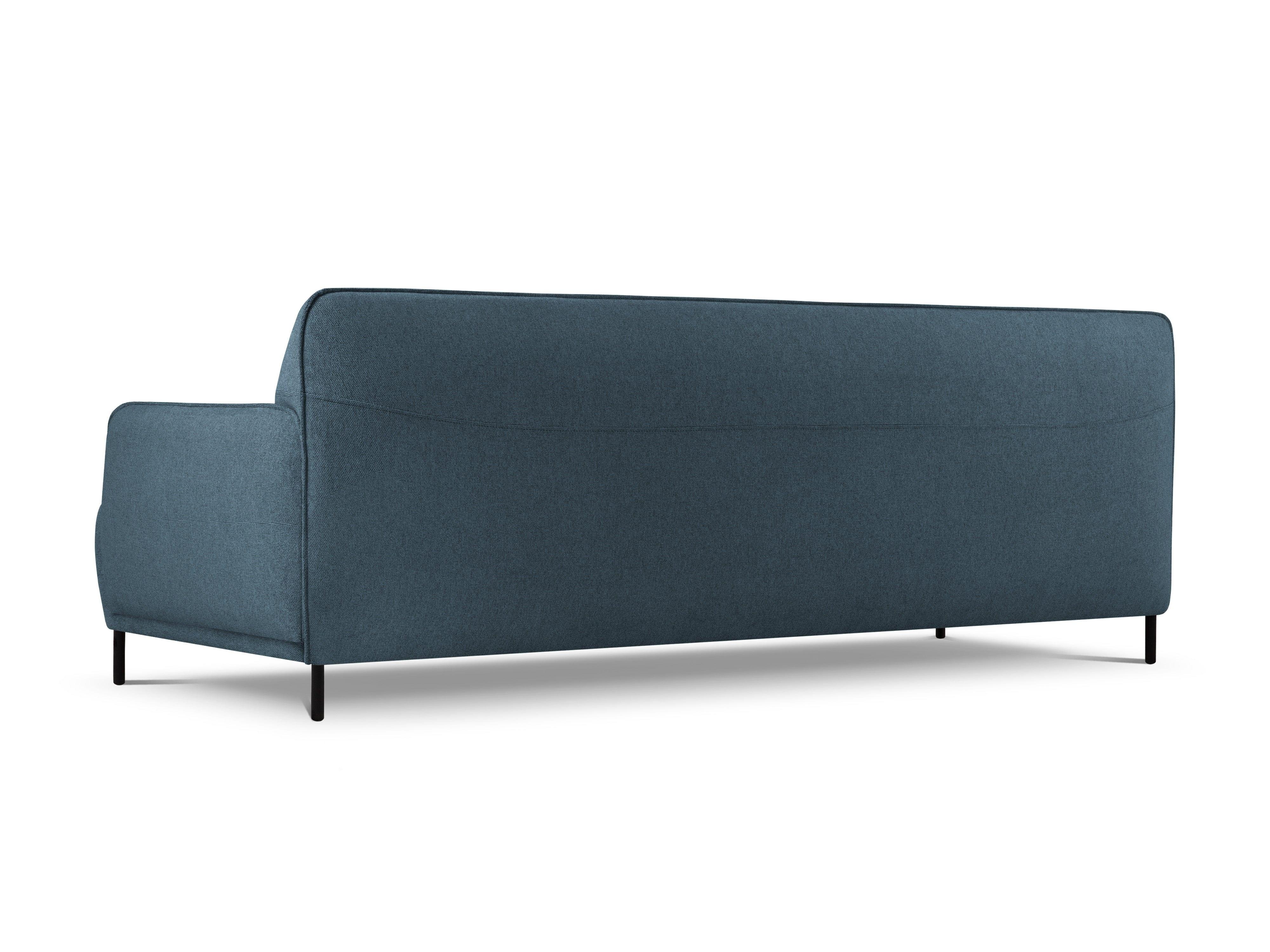 Sofa, "Neso", 3 Seats, 235x90x76
 ,Blue,Black Metal, Windsor & Co, Eye on Design