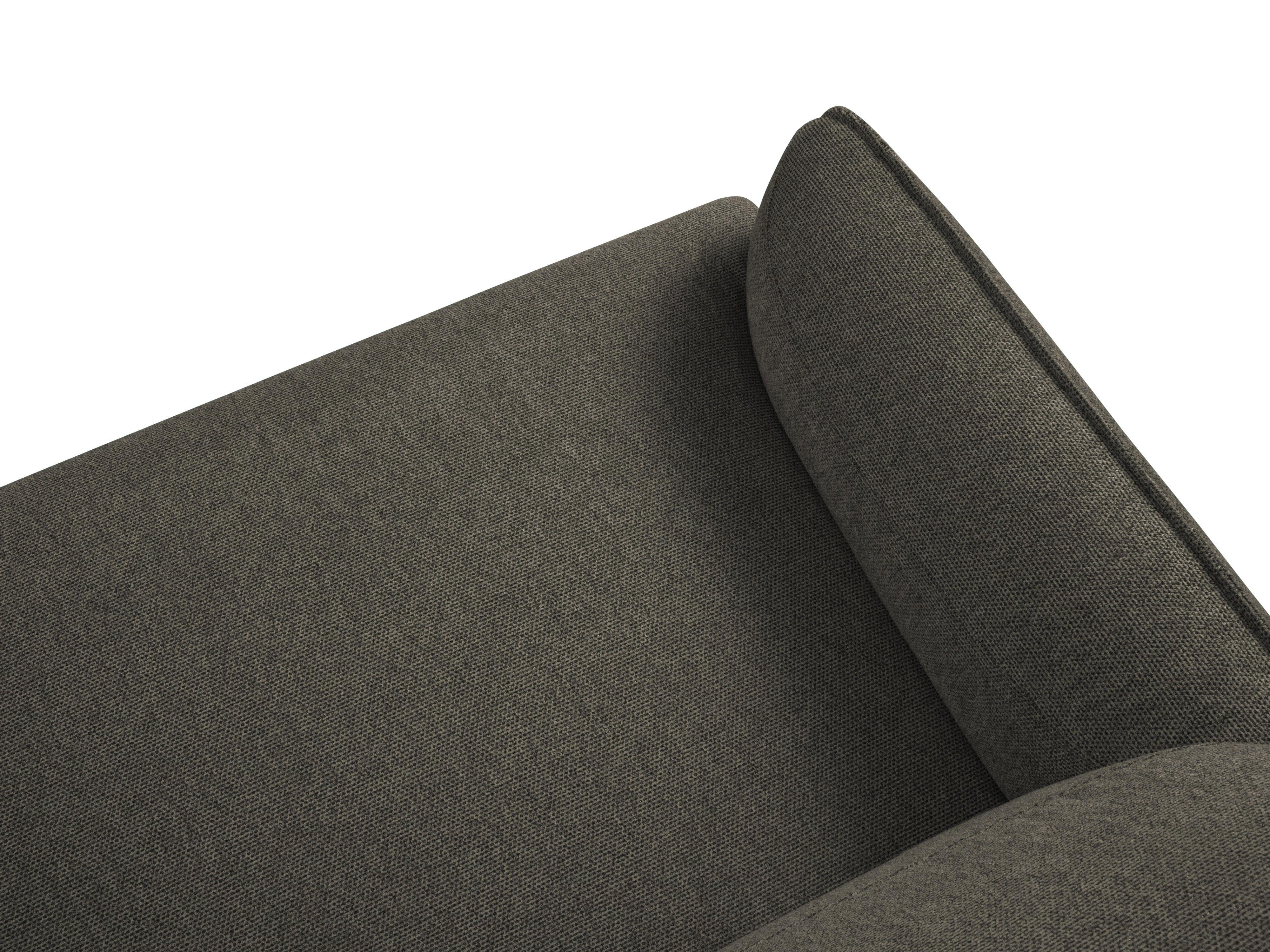 Sofa, "Neso", 3 Seats, 235x90x76
 ,Dark Grey,Black Metal, Windsor & Co, Eye on Design