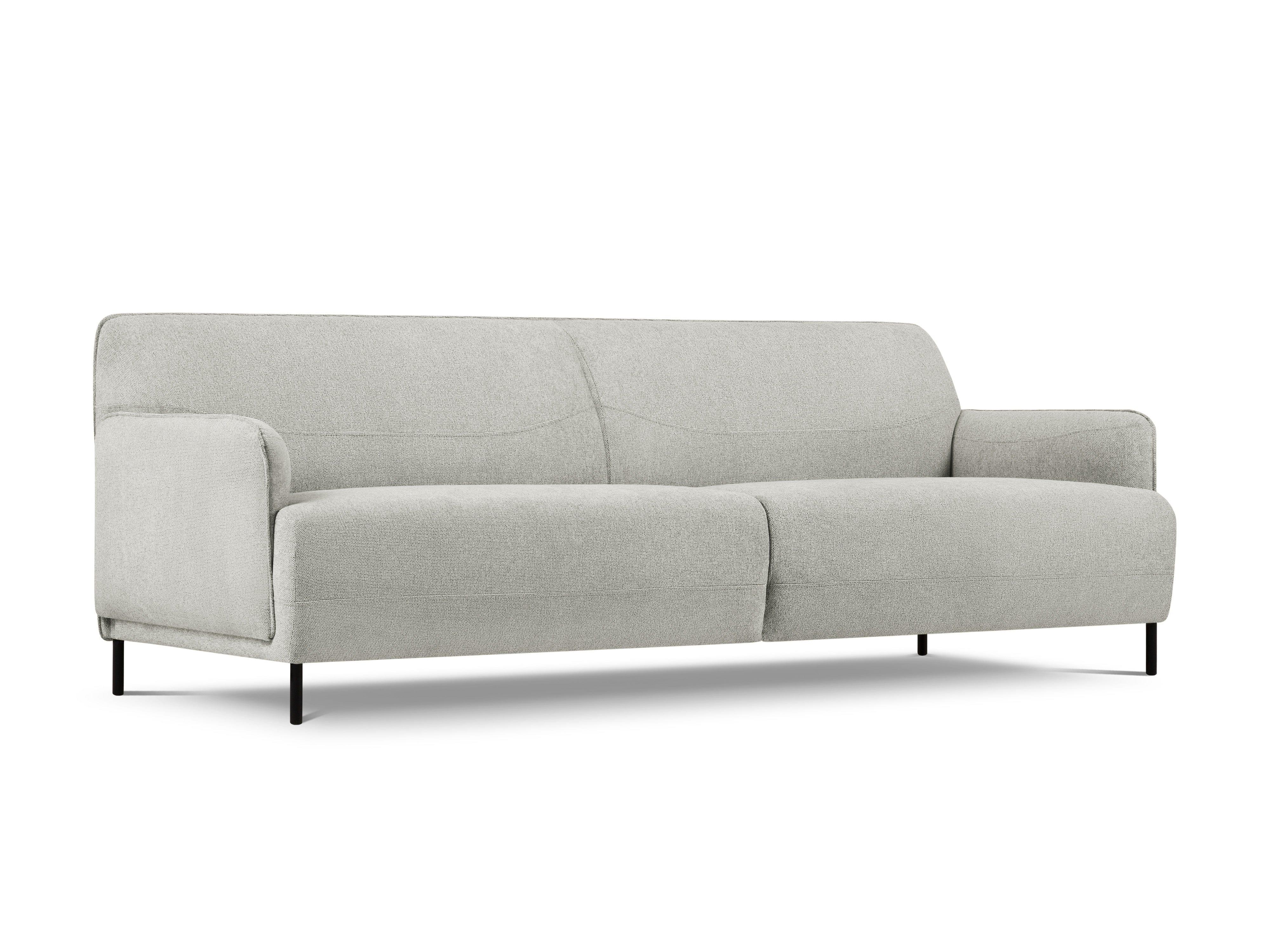 Sofa, "Neso", 3 Seats, 235x90x76
 ,Silver,Black Metal, Windsor & Co, Eye on Design