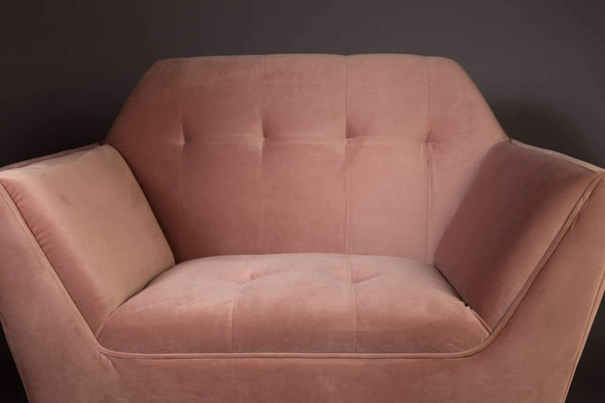 KATE lounge armchair pink