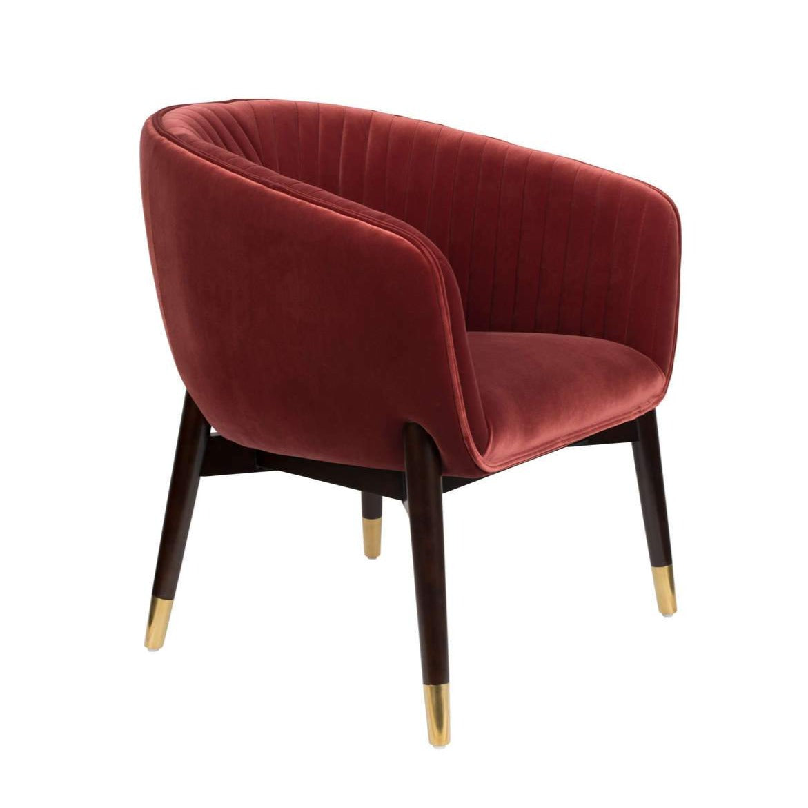 DOLLY lounge armchair maroon, Dutchbone, Eye on Design