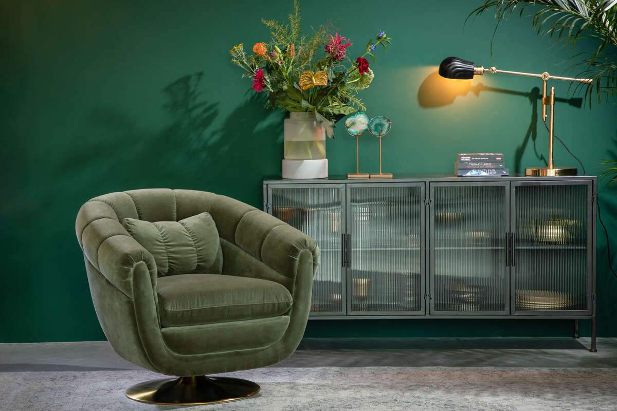 MEMBER armchair olive green, Dutchbone, Eye on Design