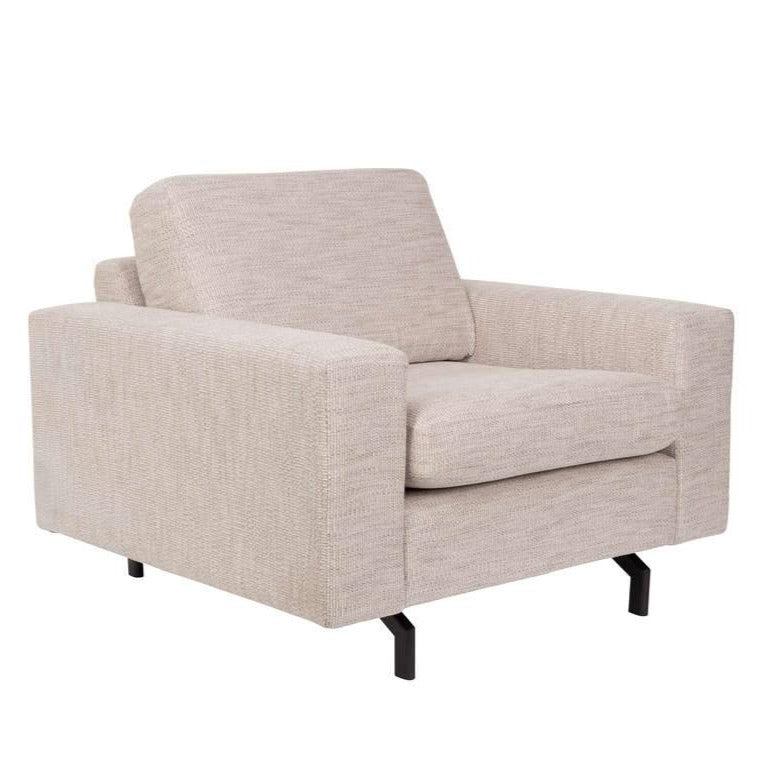 Simplicity, which beats from this furniture, makes the Jean sofa to a piece of furniture that can give graceful to any room. From a minimalist living room where an additional seat is needed to a classic office. Exceptional convenience has been ensured thanks to the high quality foam that fills the wooden armchair frame. The upholstery consisting of fabric means that you can feel like a soft cloud.