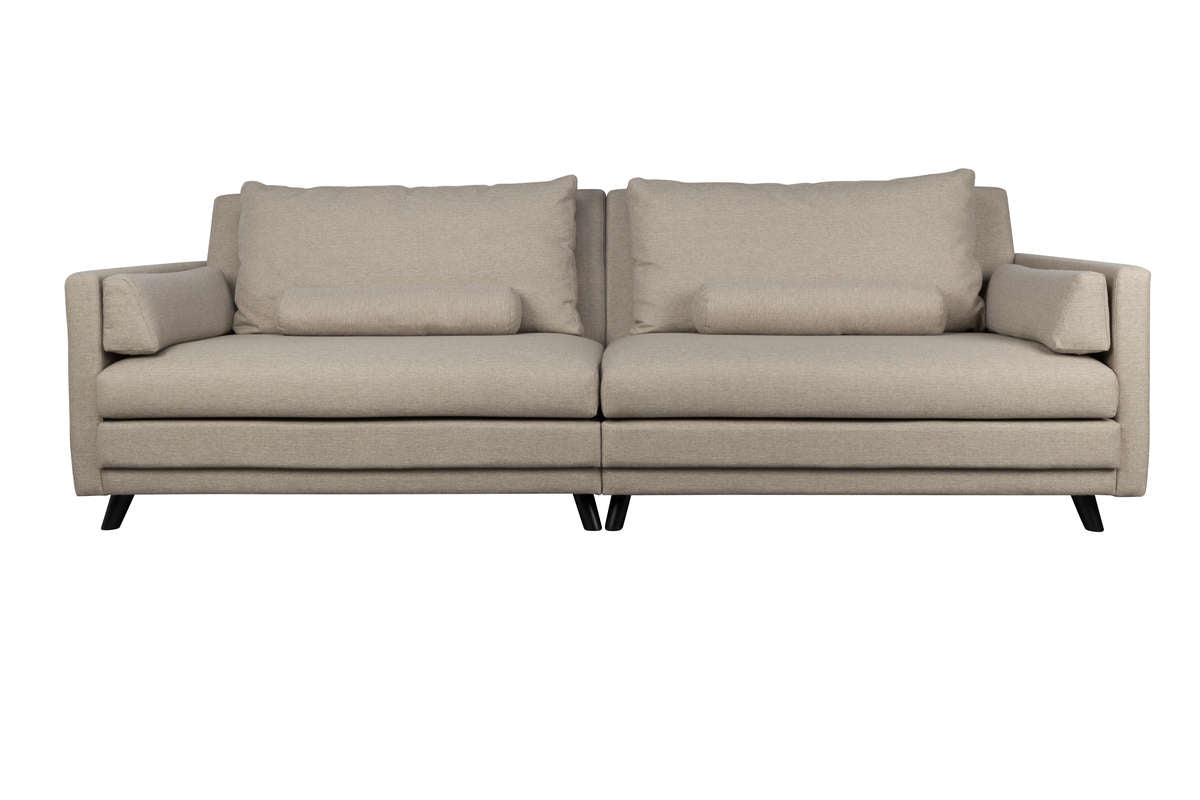 3-seater sofa LINDE sand-coloured, Dutchbone, Eye on Design
