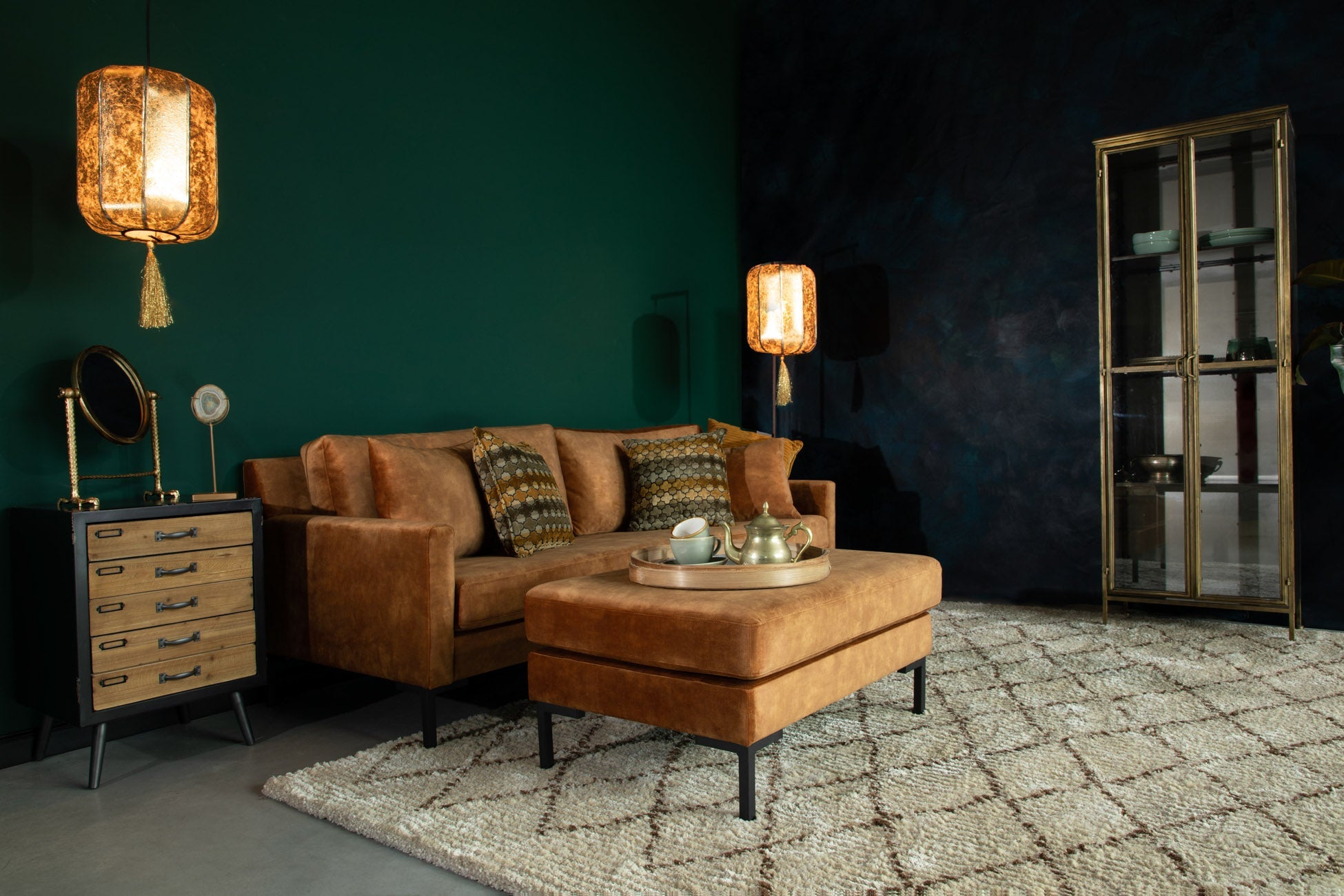 HOUDA sofa caramel, Dutchbone, Eye on Design